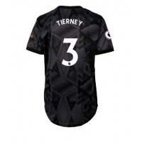 Arsenal Kieran Tierney #3 Fotballklær Bortedrakt Dame 2022-23 Kortermet